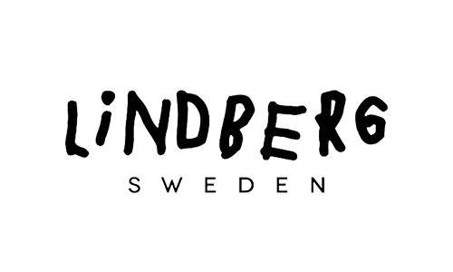 Lindberg-logo med teksten 'SWEDEN'.